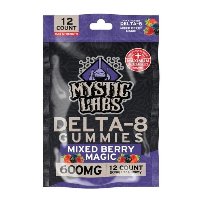 Mystic Labs 12ct High Potency Delta 8 Gummies